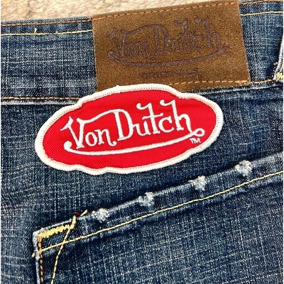 VTG VON DUTCH,DENIM DISTRESSED, Collectable Vintage Apparel,Excellent Con,Size S - Picture 4 of 14